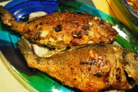 whole fish with marjoram small